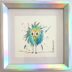 Colorful Watercolor Bird Art